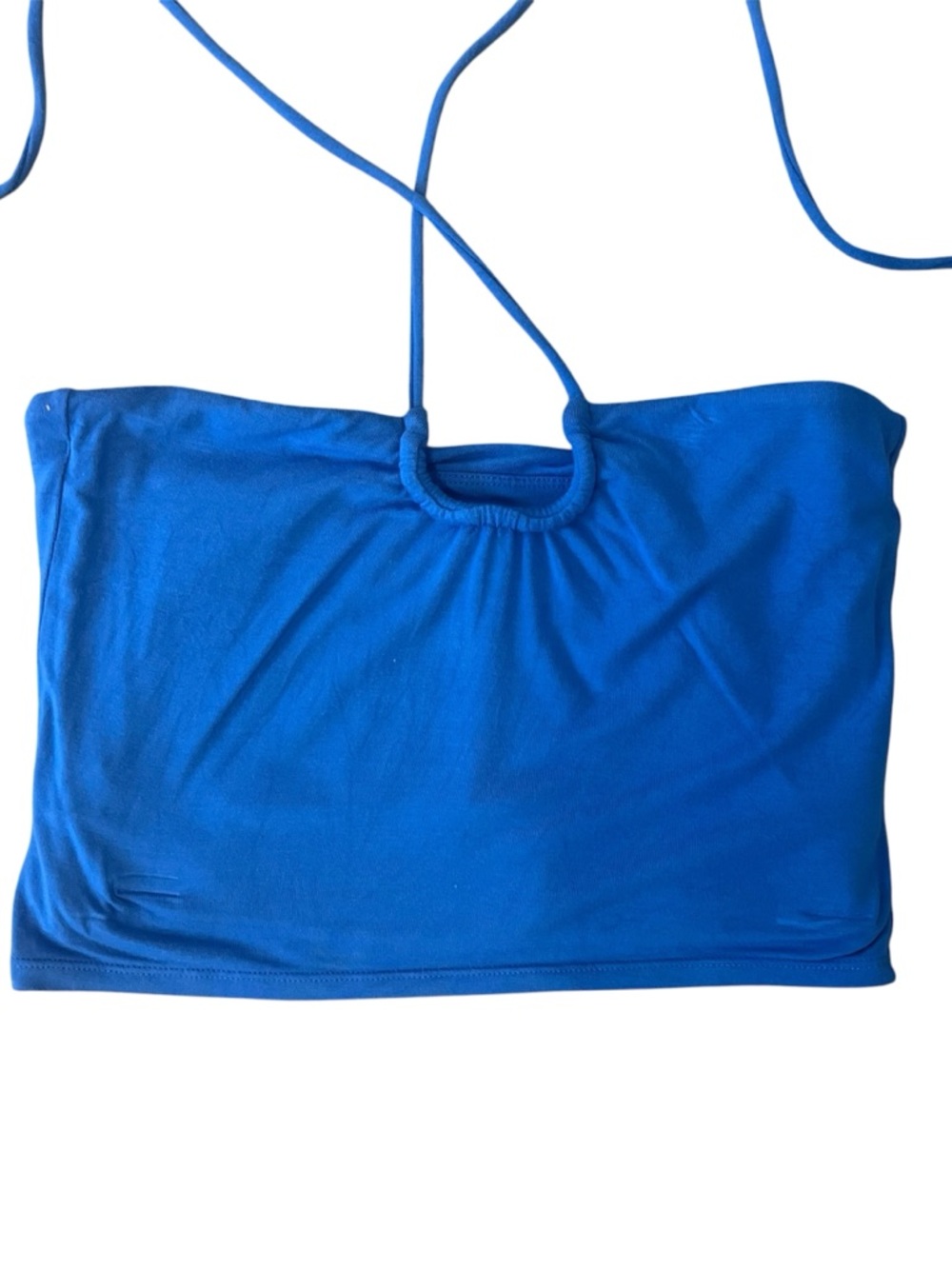Klassy Network Royal Blue Halter-Style Camisole Size M